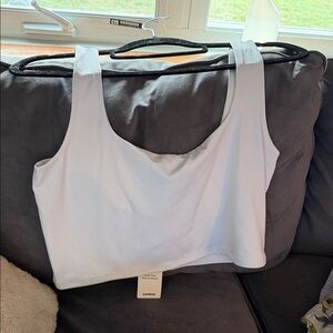Express Classic White Tank Top